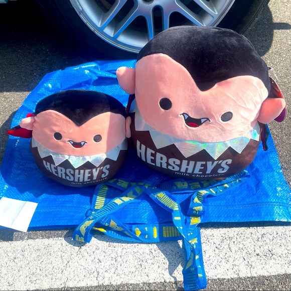 LAST DAY 2 HERSHEY VLAD VAMPIRES 12” & 8” Squishmallows BNWT PRICE FIRM - Picture 8 of 8